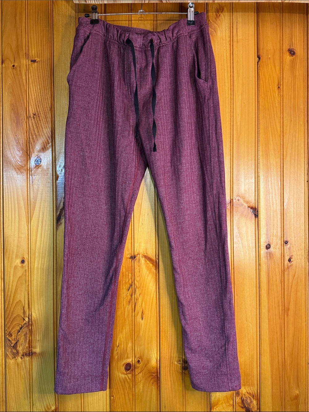 lululemon athletica Women's Heathered Plum Drawstring Joggers NO Size Dot